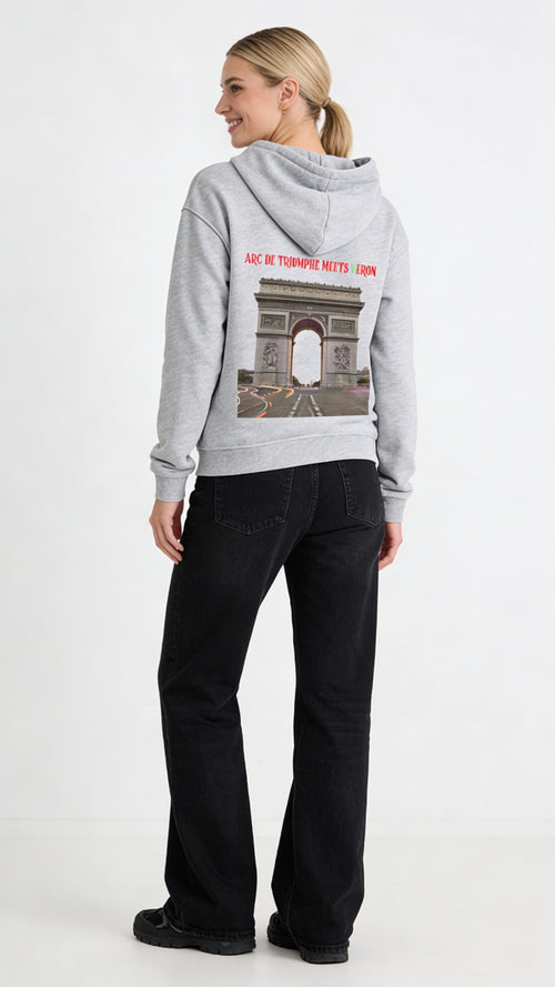 Luxury VÉRON hoodie inspired by Paris Arc de Triomphe 1