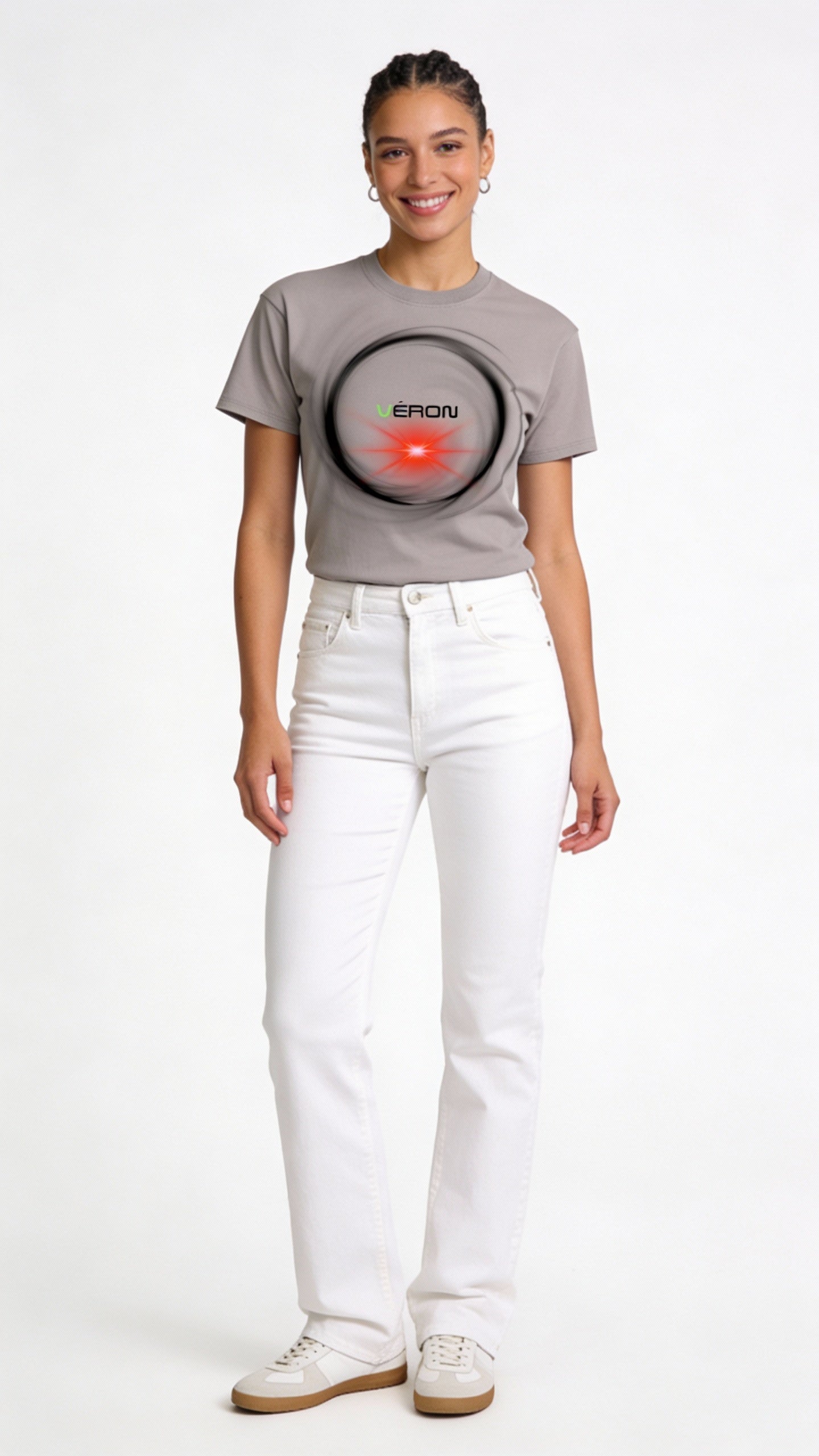 VÉRON Whirlwind premium unisex t-shirt for men and women 3