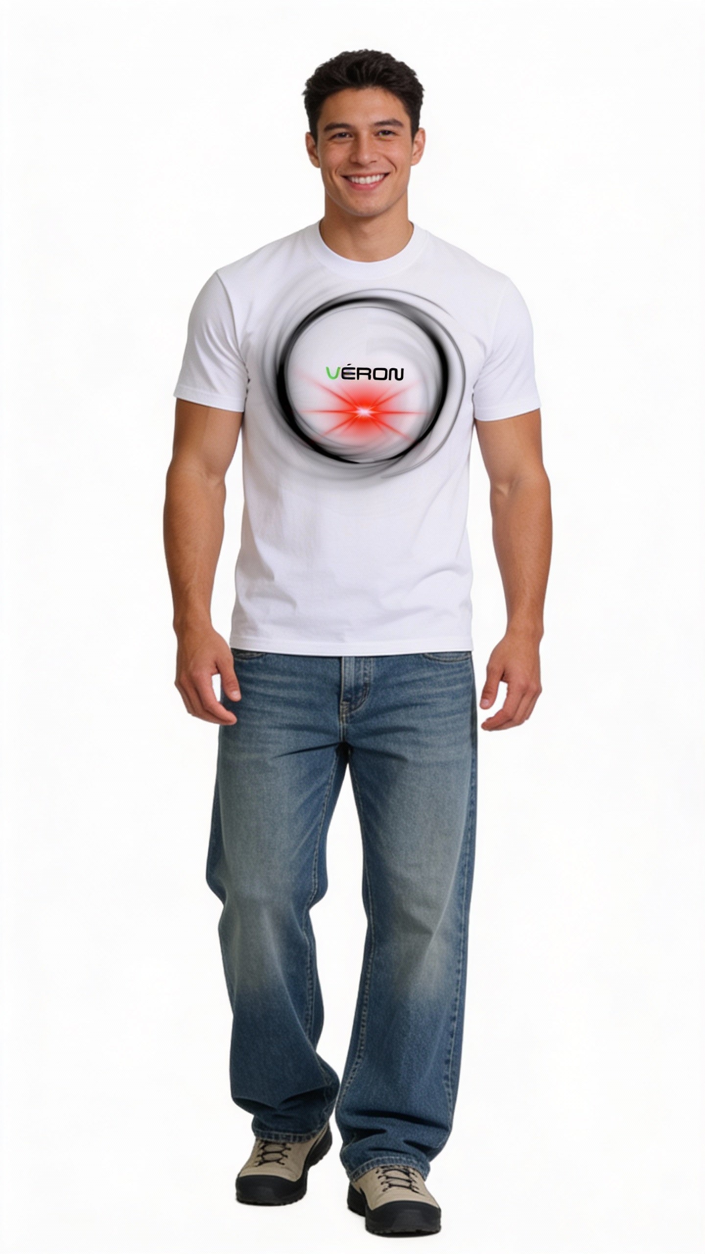 VÉRON Whirlwind premium unisex t-shirt for men and women 1