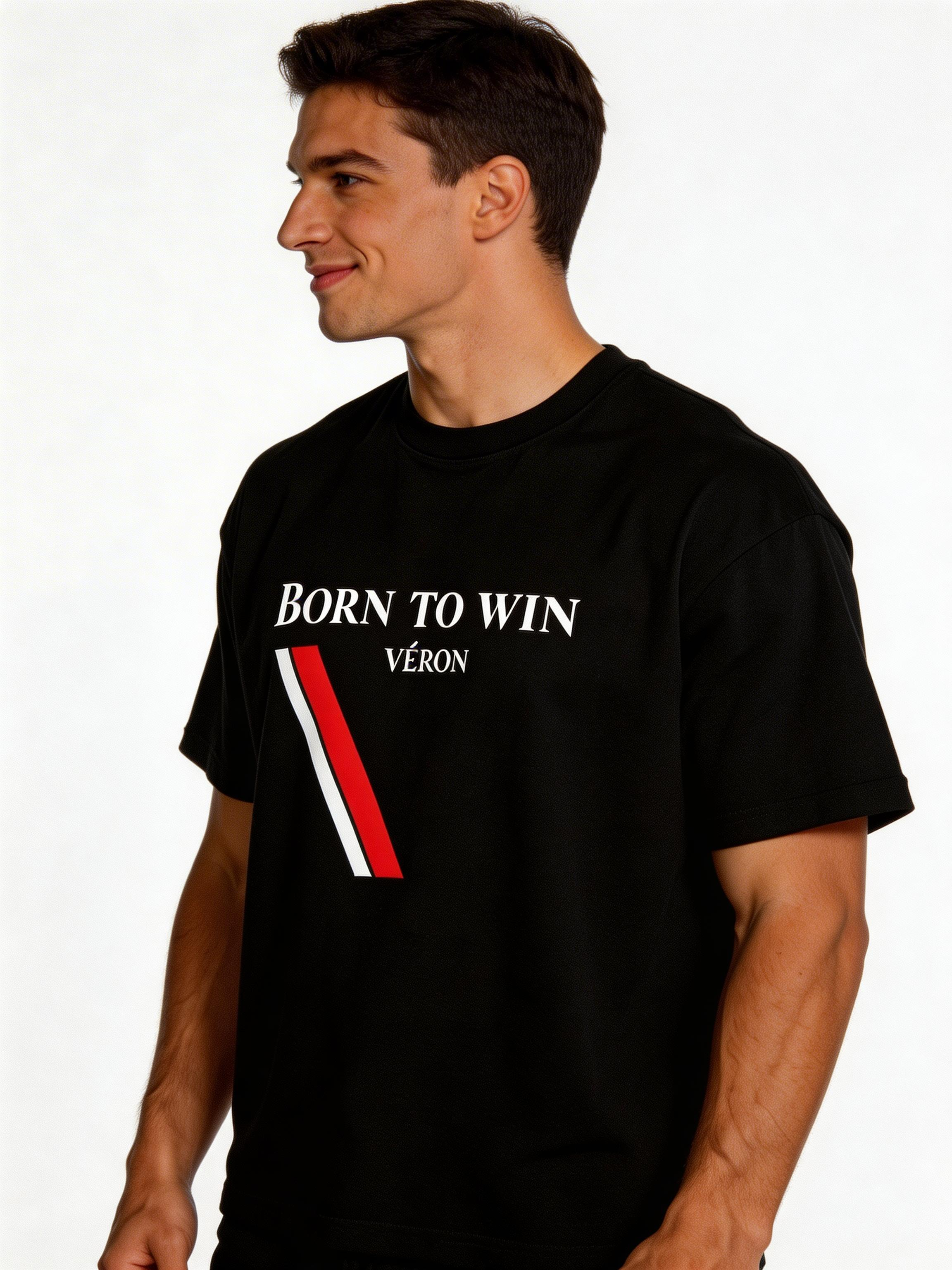 VÉRON Born To Win premium unisex t shirt for men and women 3
