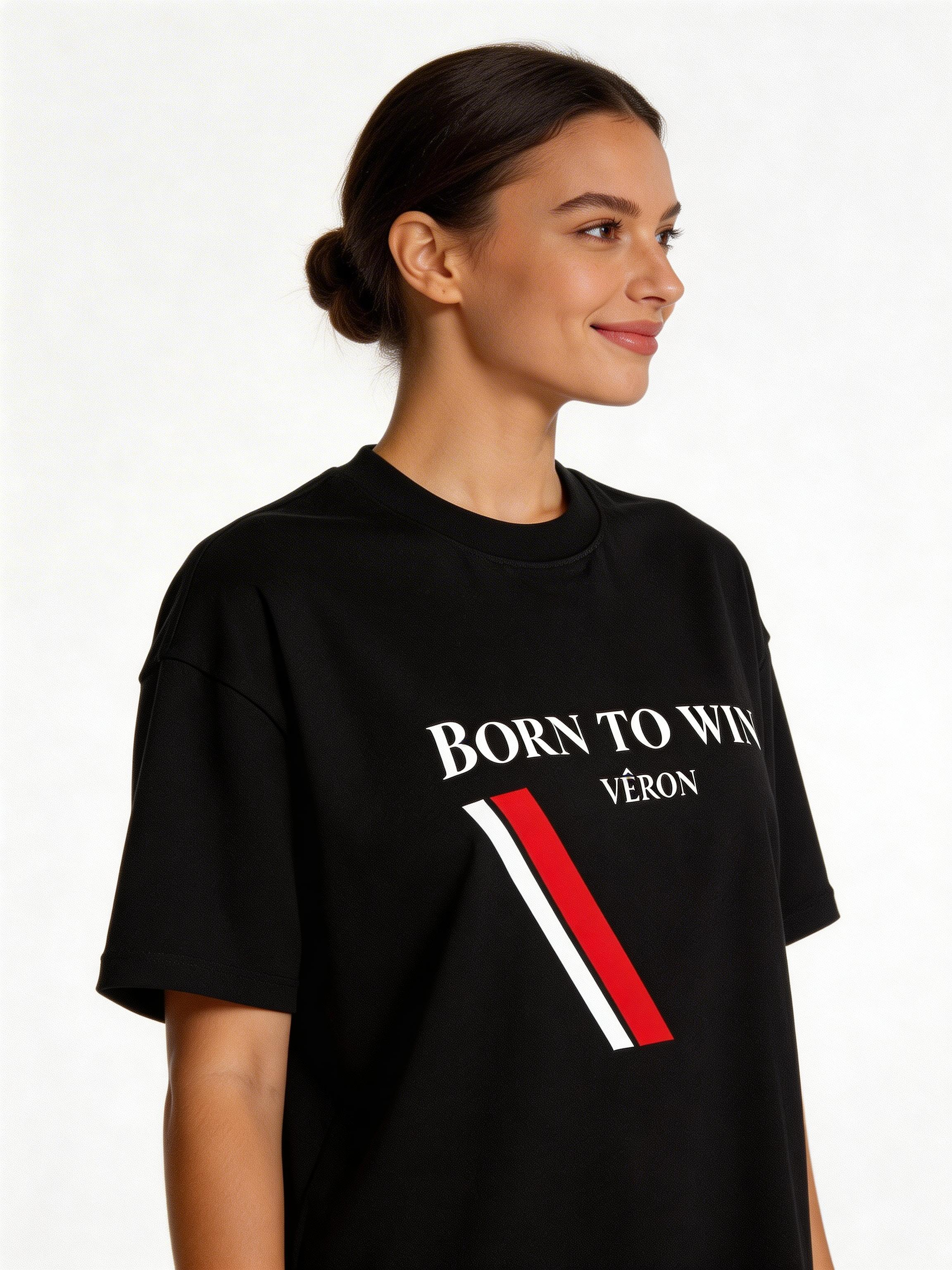 VÉRON Born To Win premium unisex t shirt for men and women 4