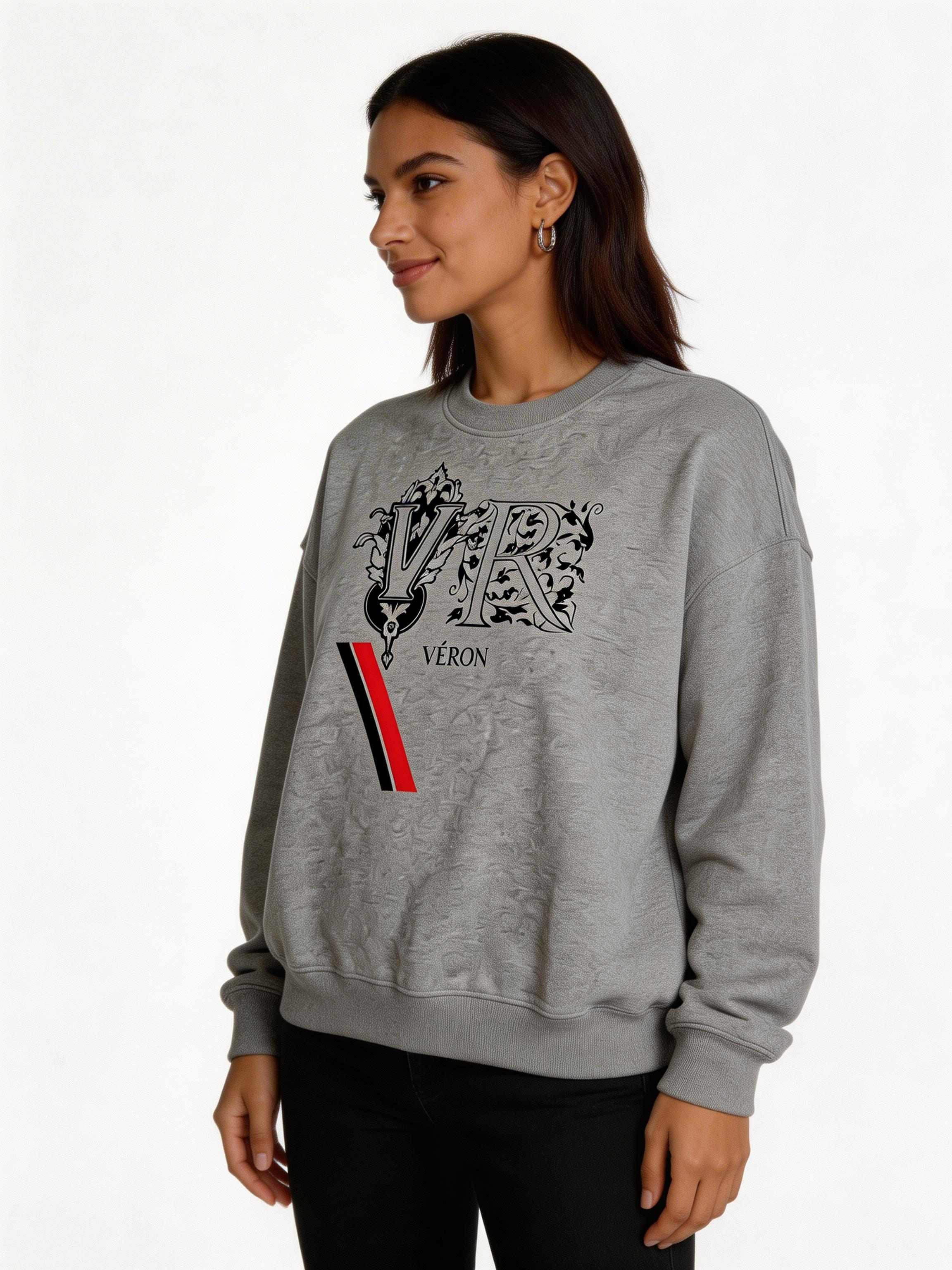 VÉRON LUXE unisex heavyweight sweater premium oversized fit for men and women 6