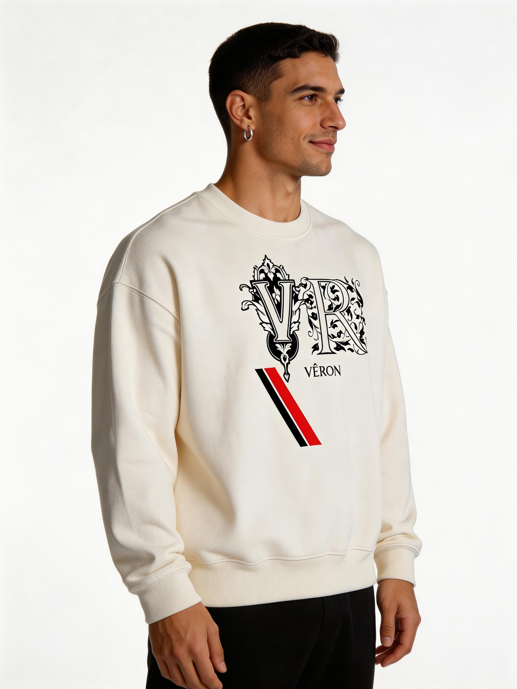 VÉRON LUXE unisex heavyweight sweater premium oversized fit for men and women 5