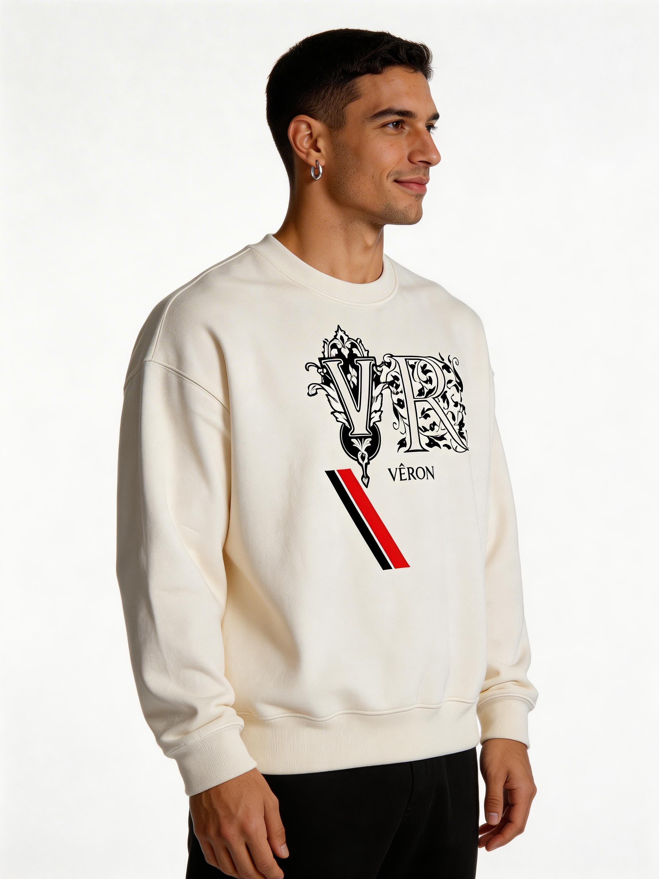 VÉRON LUXE unisex heavyweight sweater premium oversized fit for men and women 5