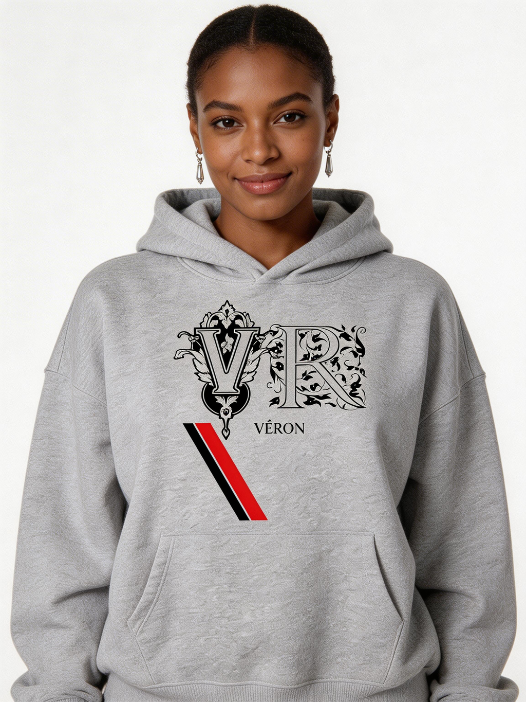 VÉRON LUXE unisex heavyweight hoodie oversized fit men women 8