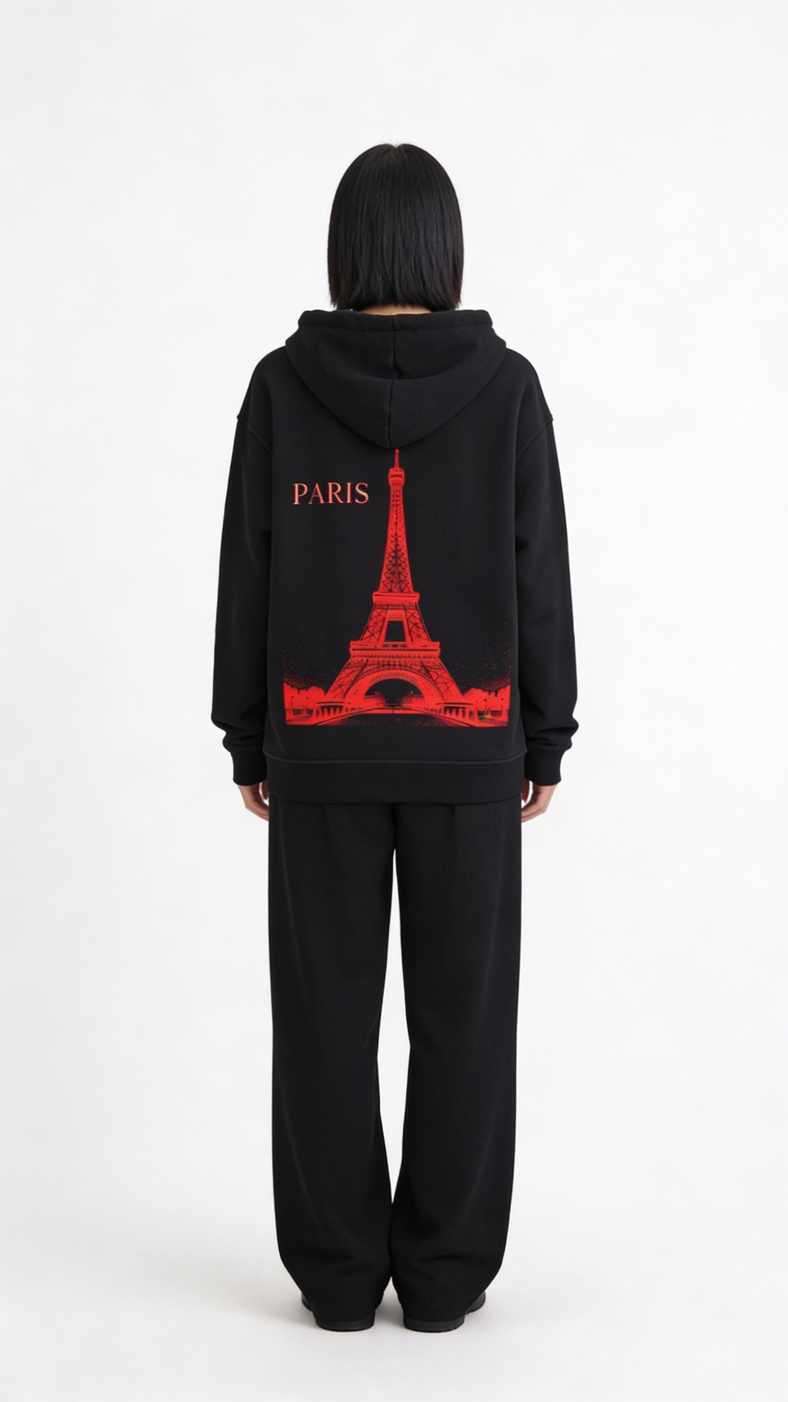 VÉRON Eiffel Tower premium hoodie for men and women 4