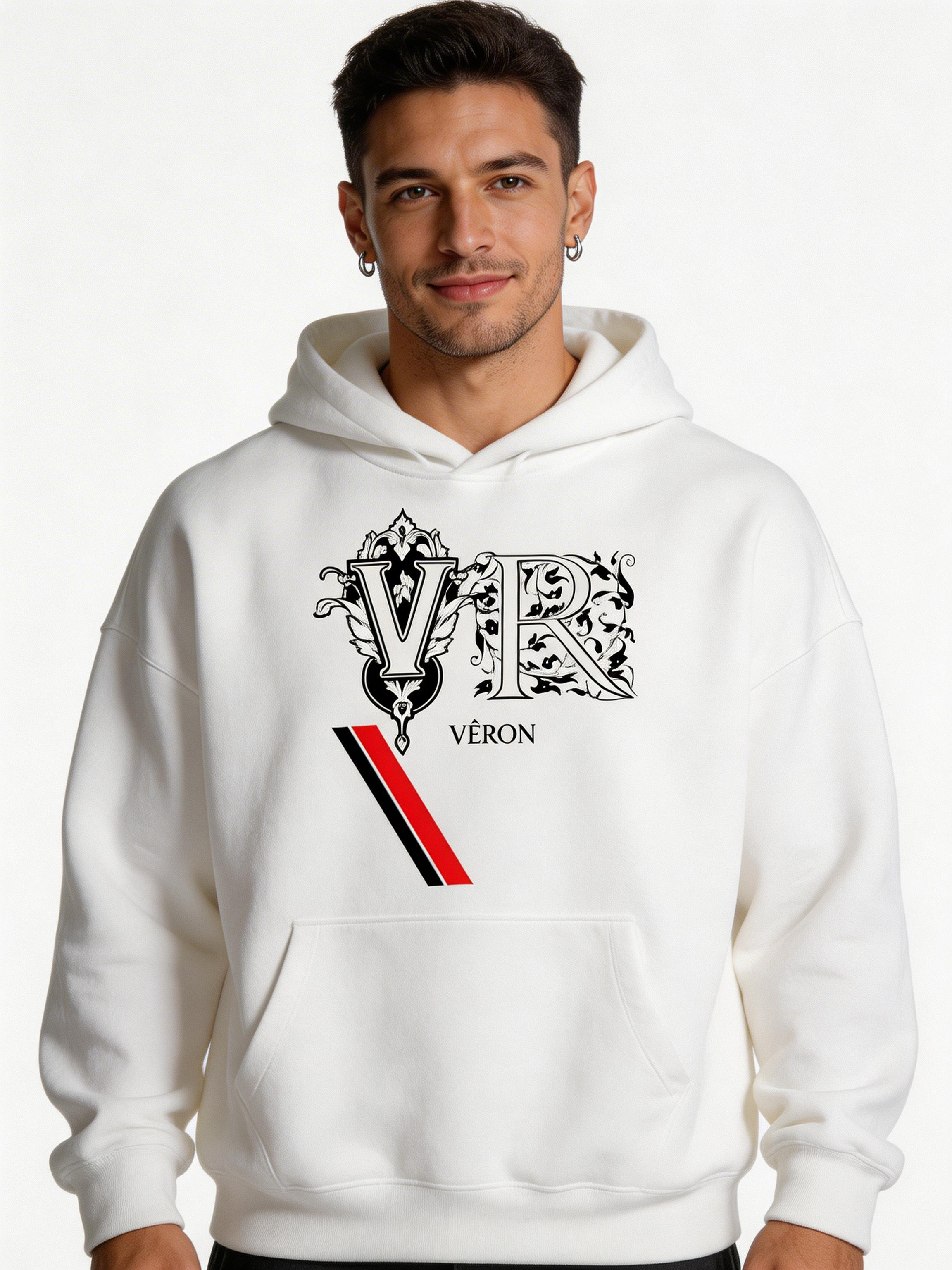 VÉRON LUXE unisex heavyweight hoodie oversized fit men women 2
