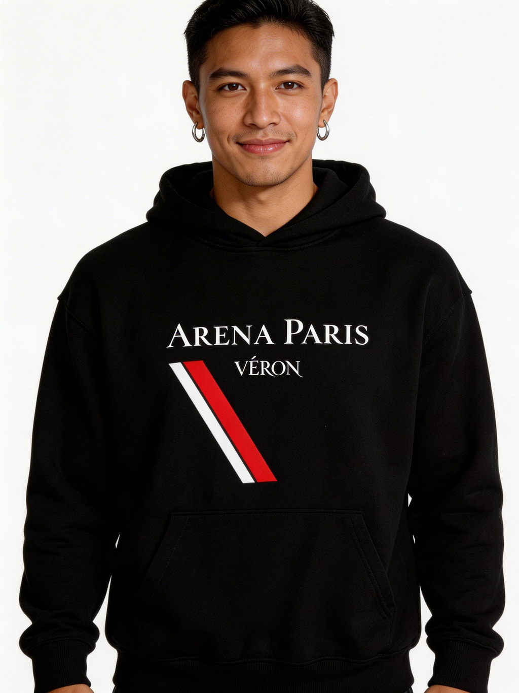 premium oversized hoodie for men and women VÉRON Paris design 7