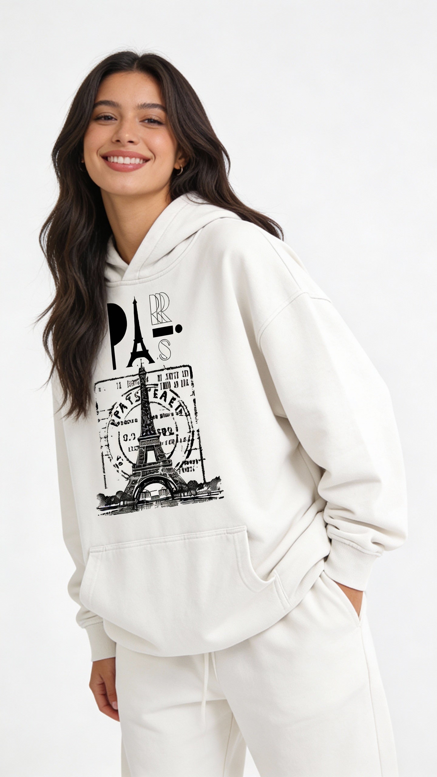 High quality heavyweight oversized hoodie VÉRON 3