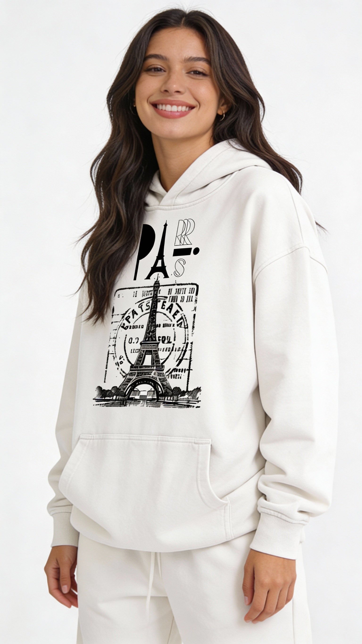 High quality heavyweight oversized hoodie VÉRON 2