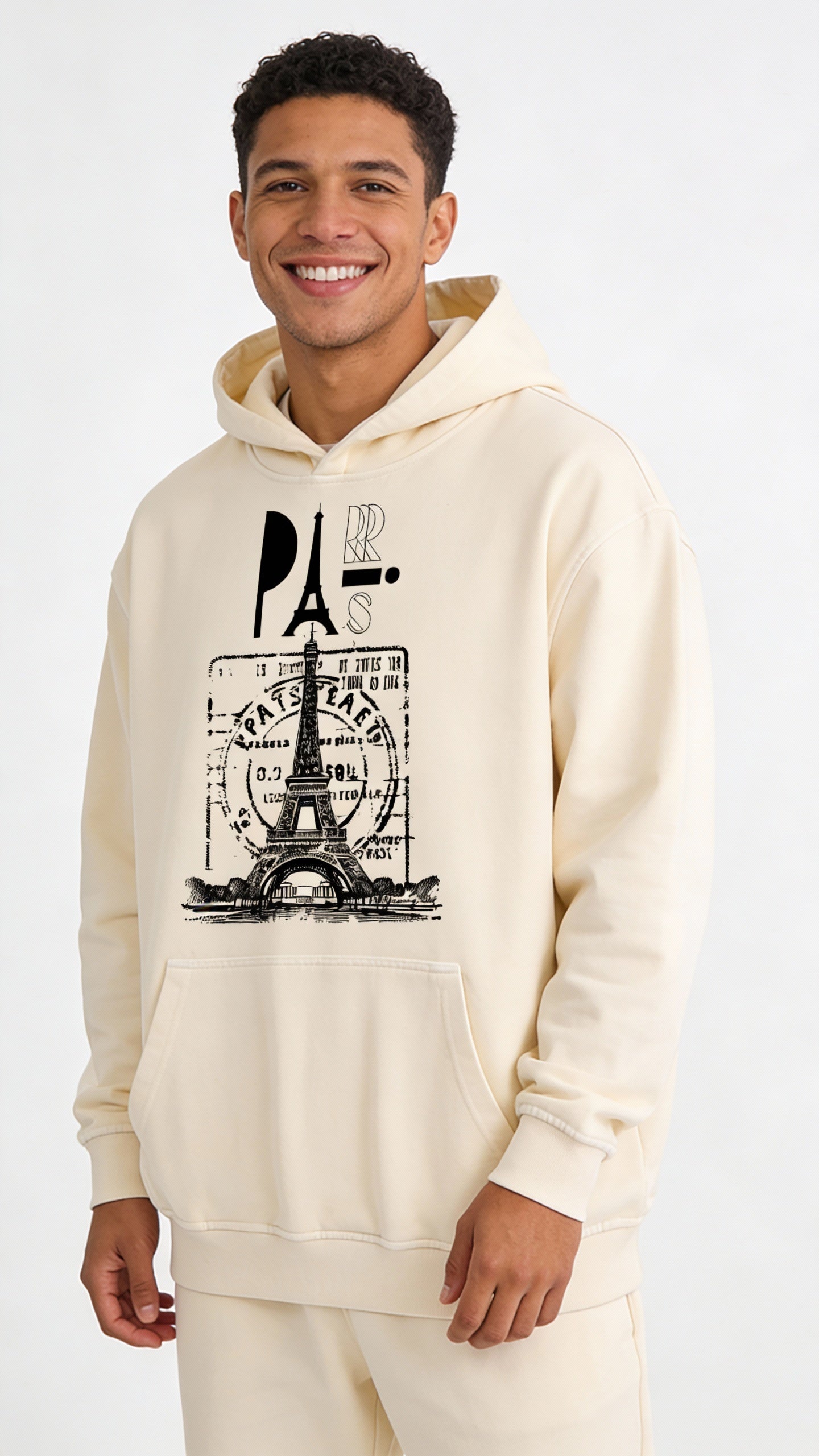High quality heavyweight oversized hoodie VÉRON 4