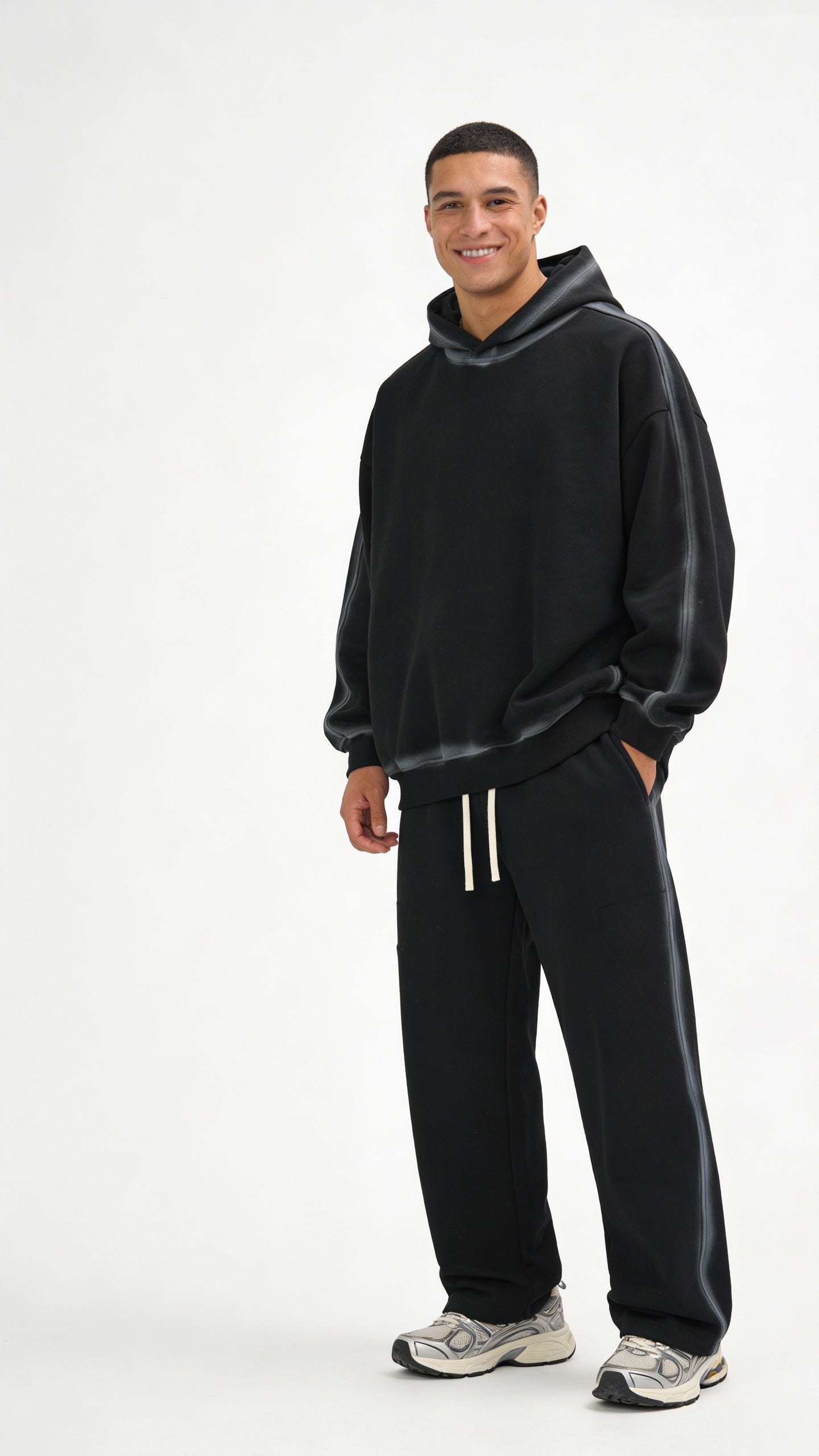 VÉRON Les Velours premium oversized hoodie for men and women 2