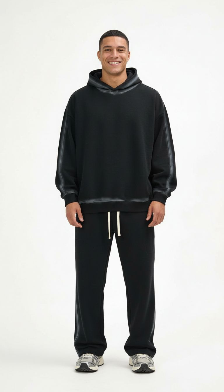 VÉRON Les Velours premium oversized hoodie for men and women 1