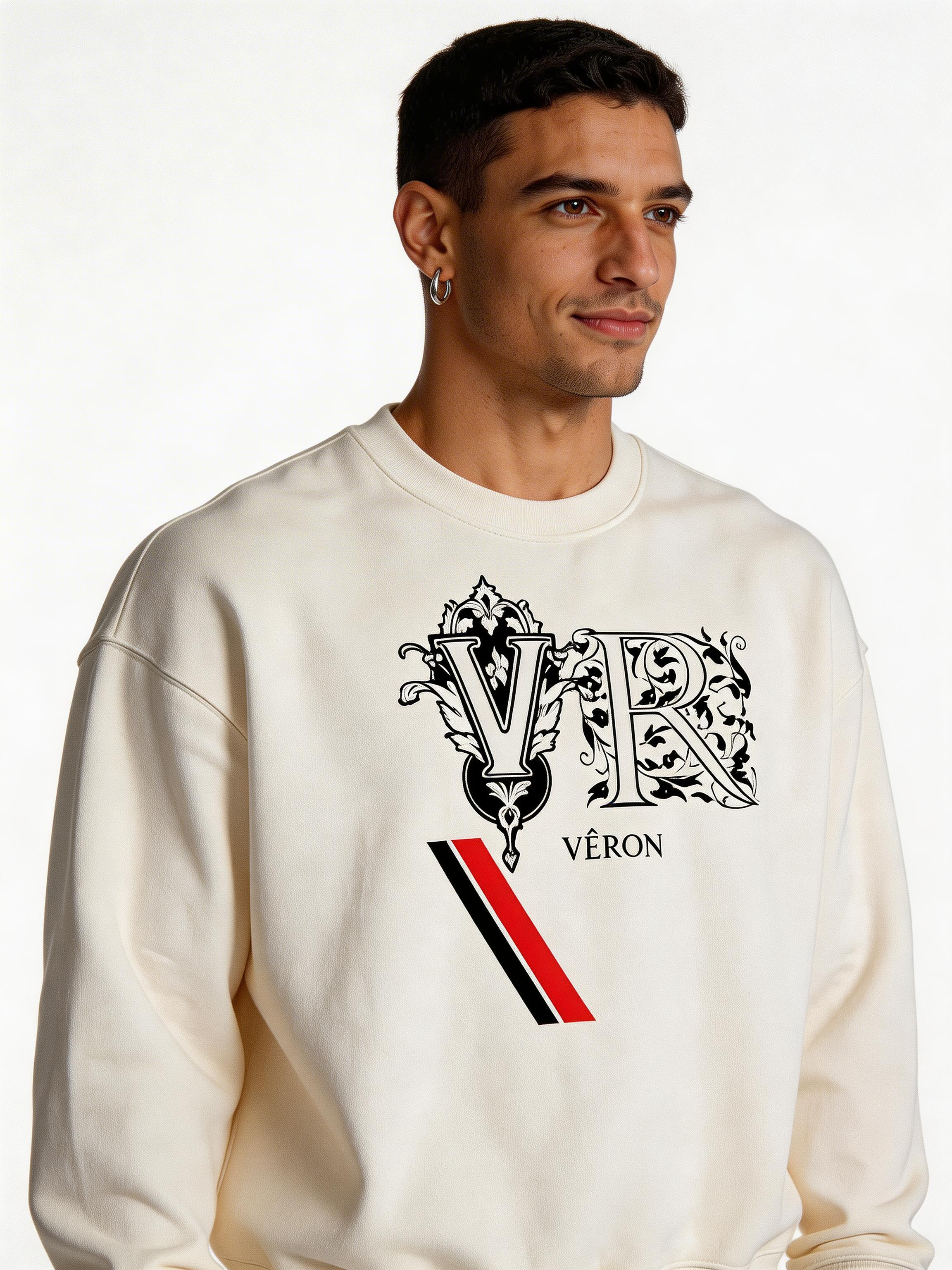 VÉRON LUXE unisex heavyweight sweater premium oversized fit for men and women 3