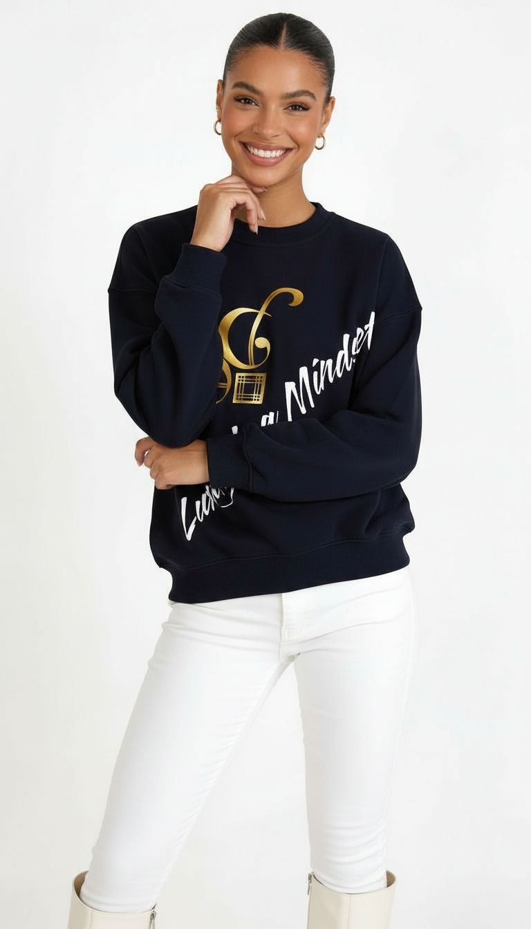 Luxury mindset clothing VÉRON oversized sweater 2