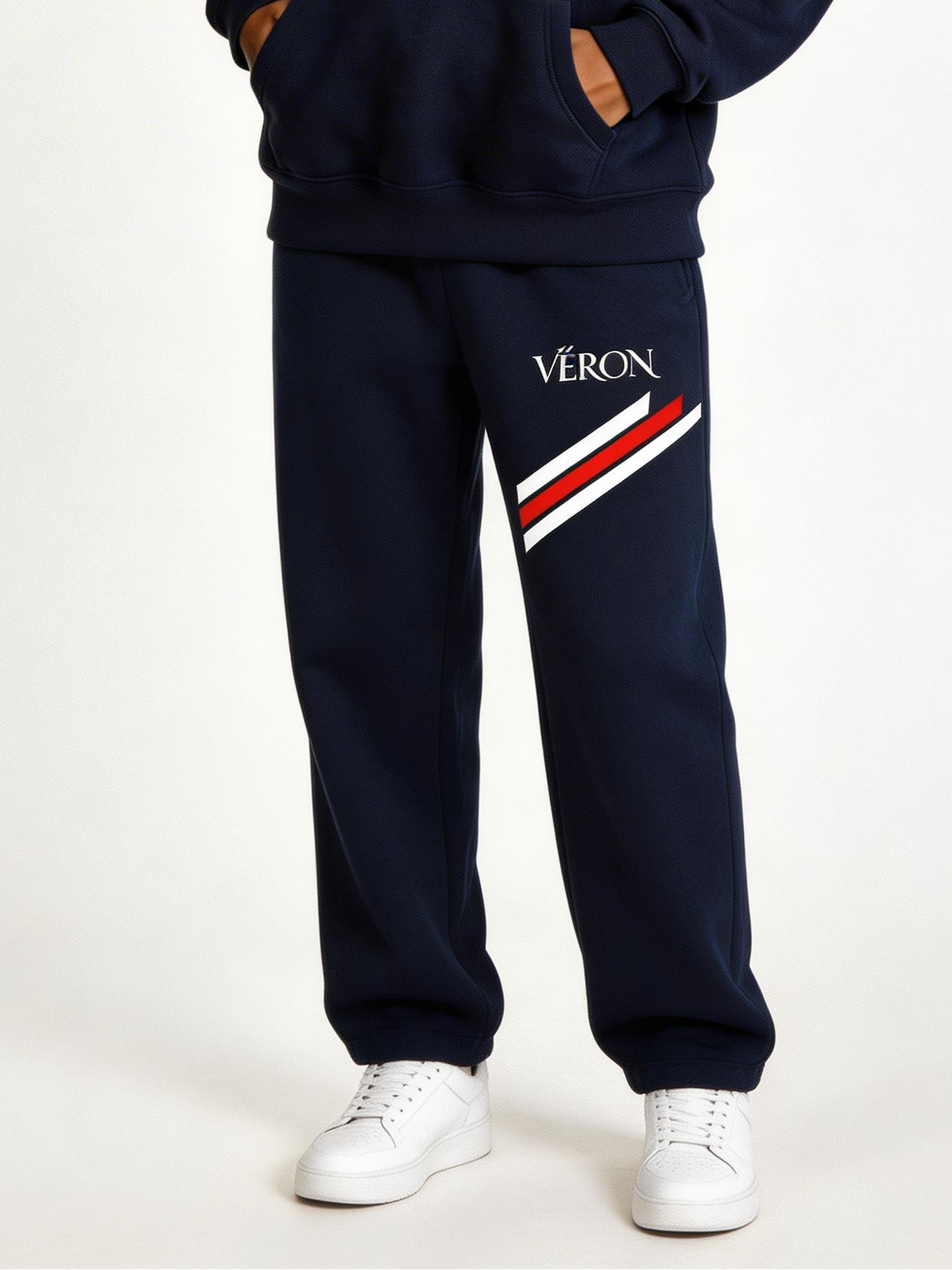 VÉRON stripes unisex sweatpants premium luxury streetwear for men and women 1