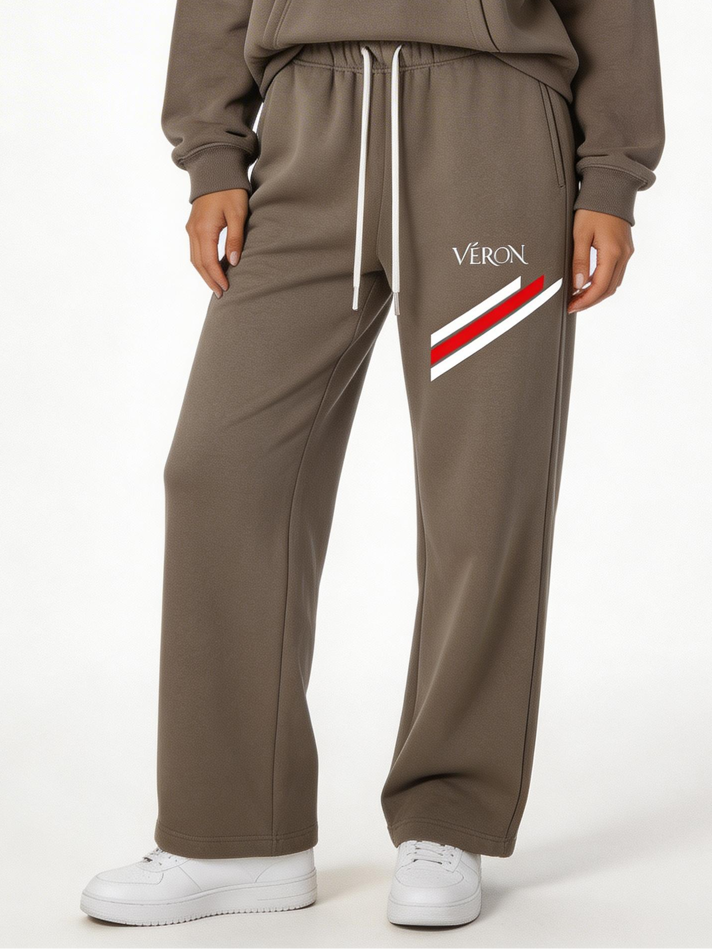 VÉRON stripes unisex sweatpants premium luxury streetwear for men and women 4