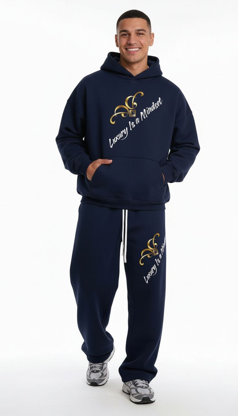 VÉRON Luxury Is a Mindset Premium Oversized Sweatpants