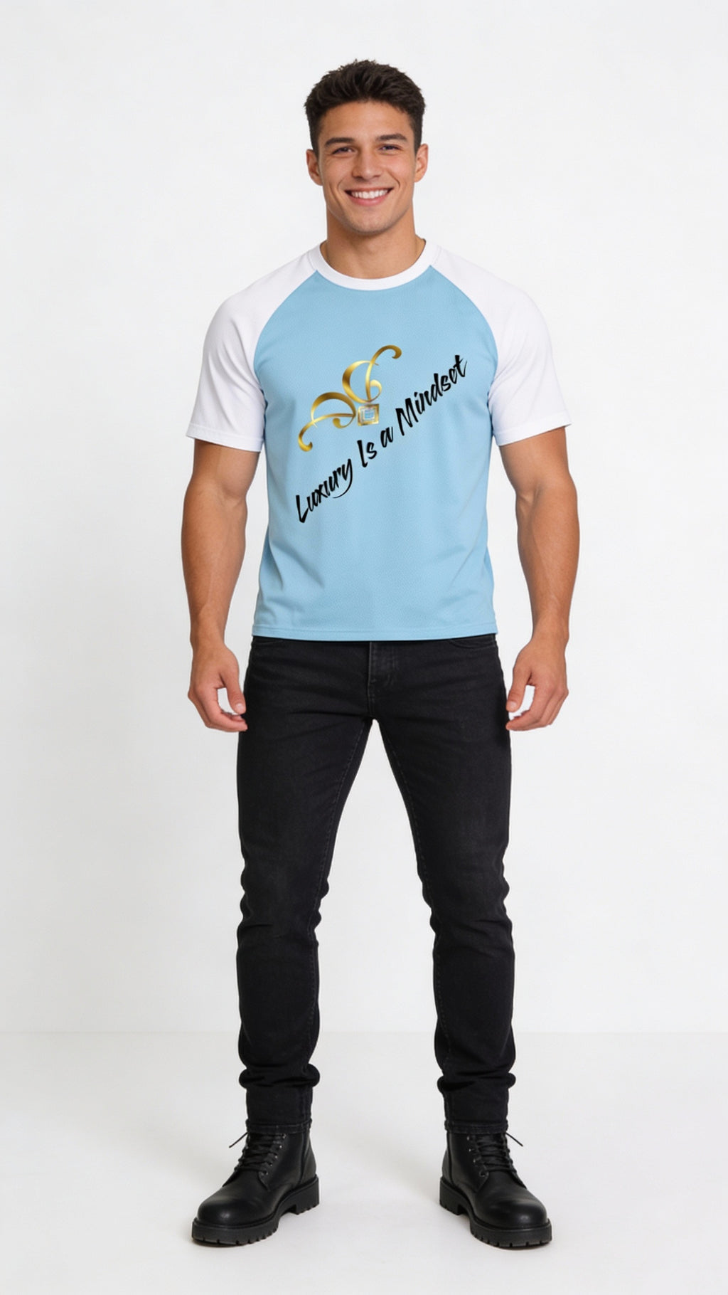 High quality mesh t-shirt confidence mindset 4