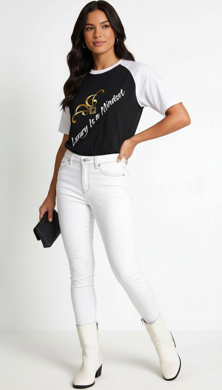 VÉRON Luxury Is a Mindset premium polyester mesh tee 2