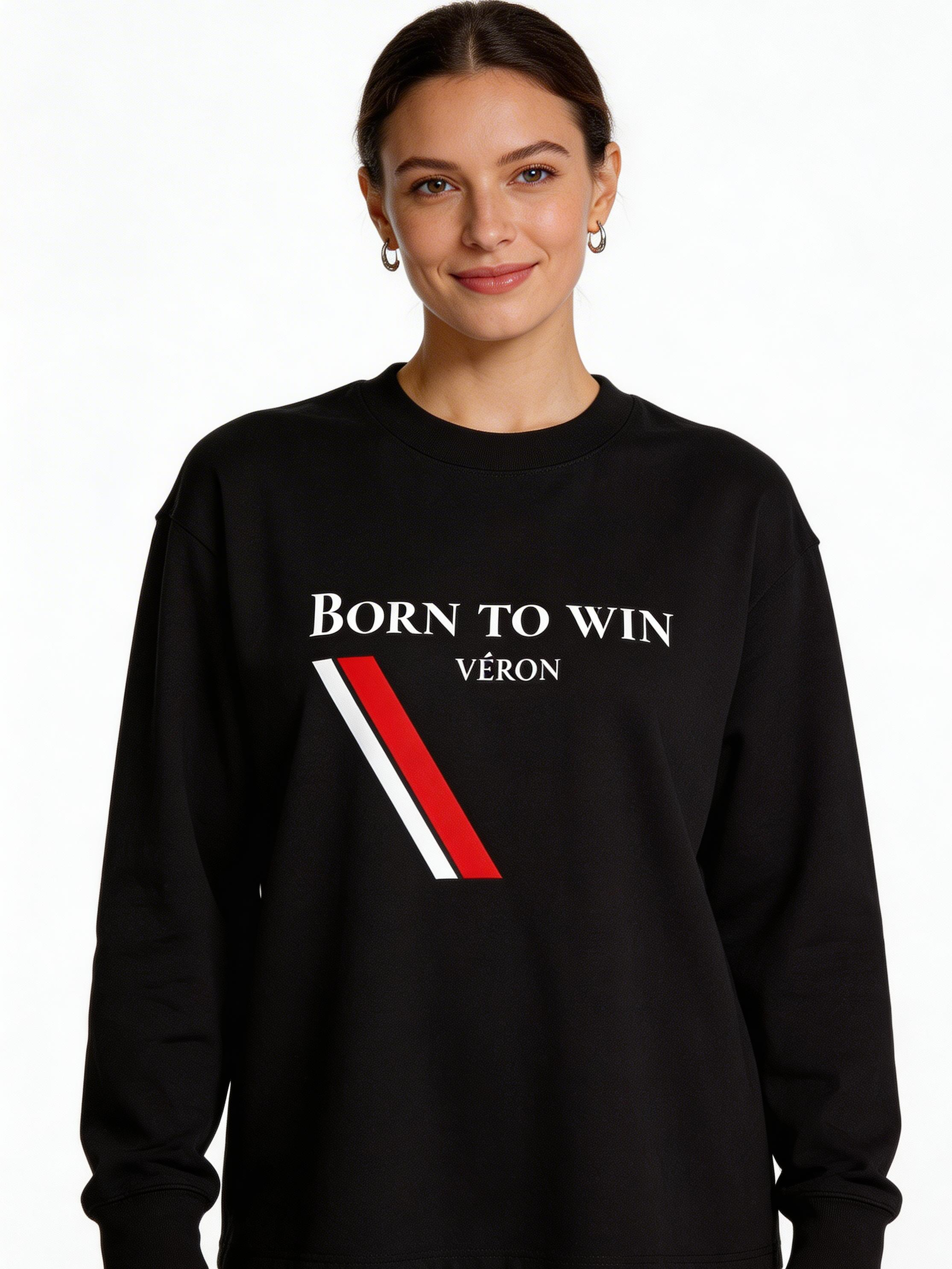 VÉRON BORN TO WIN Unisex Crewneck Shirt