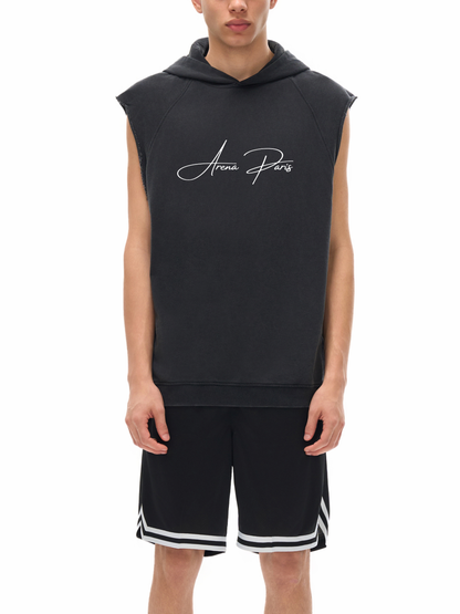 High-quality cotton sleeveless hoodie for men and women 1