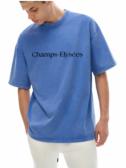veron champs elysees washed t-shirt luxury streetwear 1