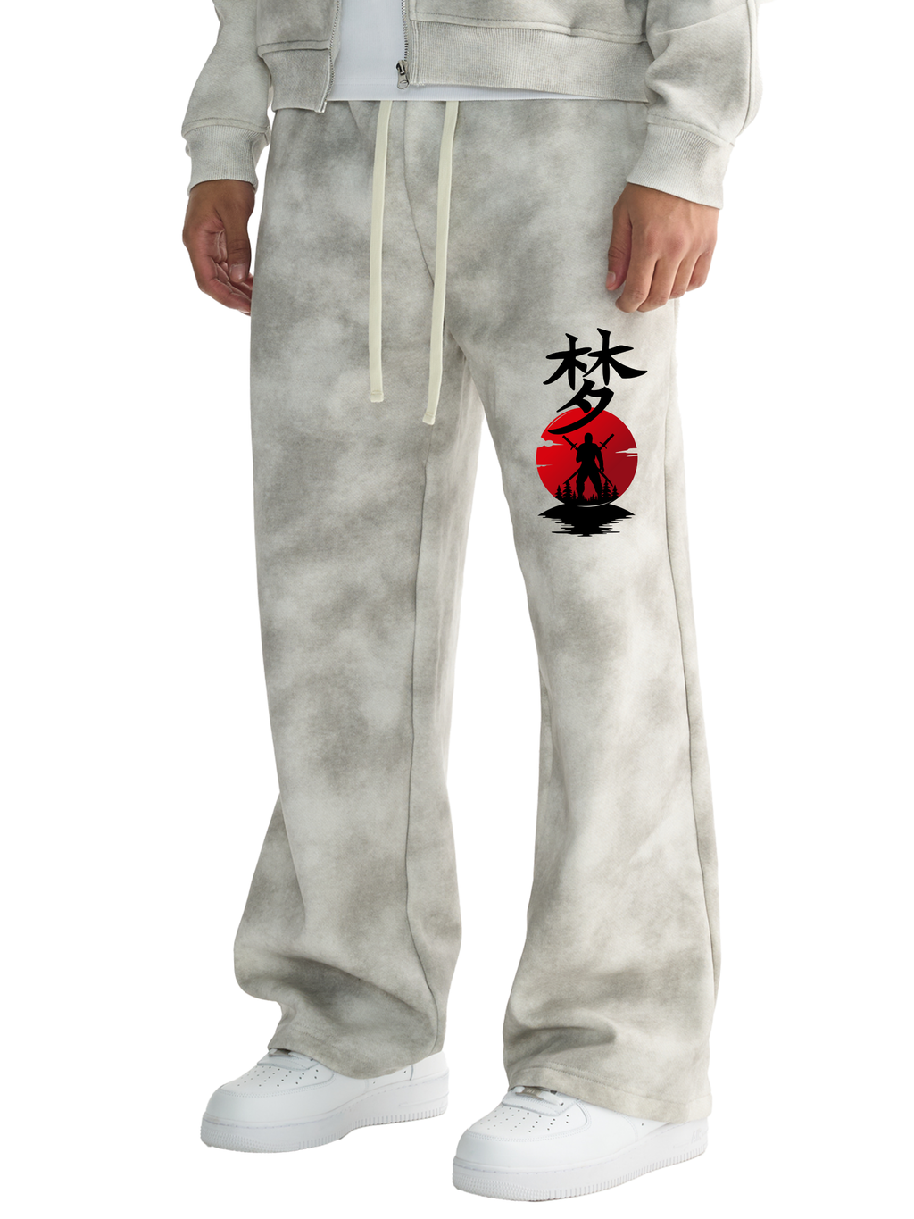 “Model wearing VÉRON Ciel du Nidja minimalist streetwear” 1