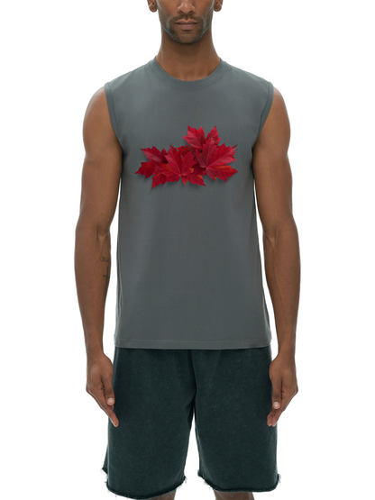 veron feuilles douces tank top unisex 3