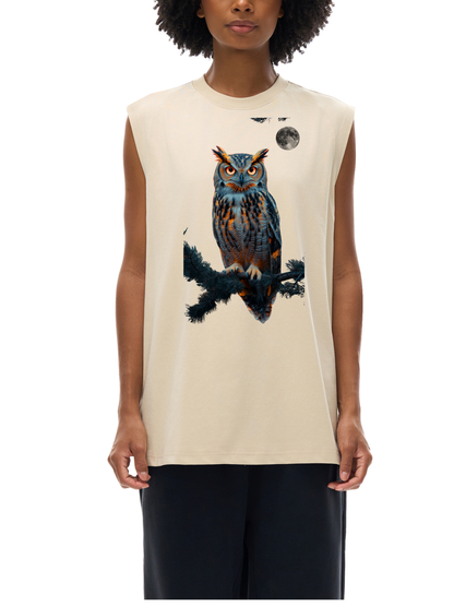 Veron Hibou Nocturne luxury unisex tank top 3