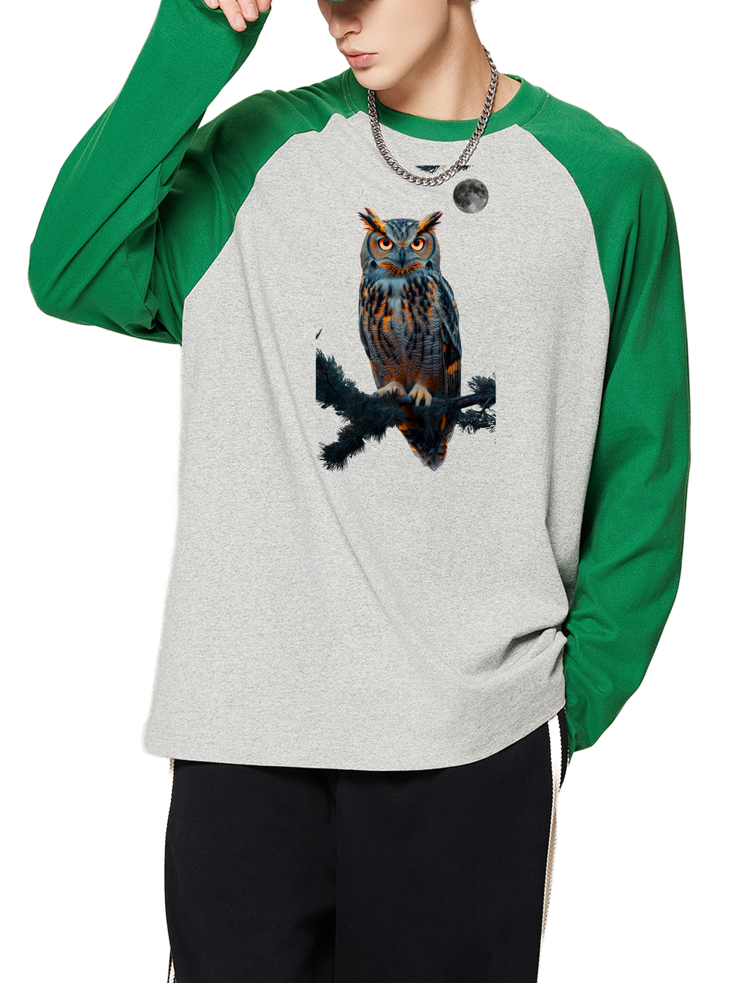 VÉRON Hibou Nocturne Long Sleeve Shirt 1