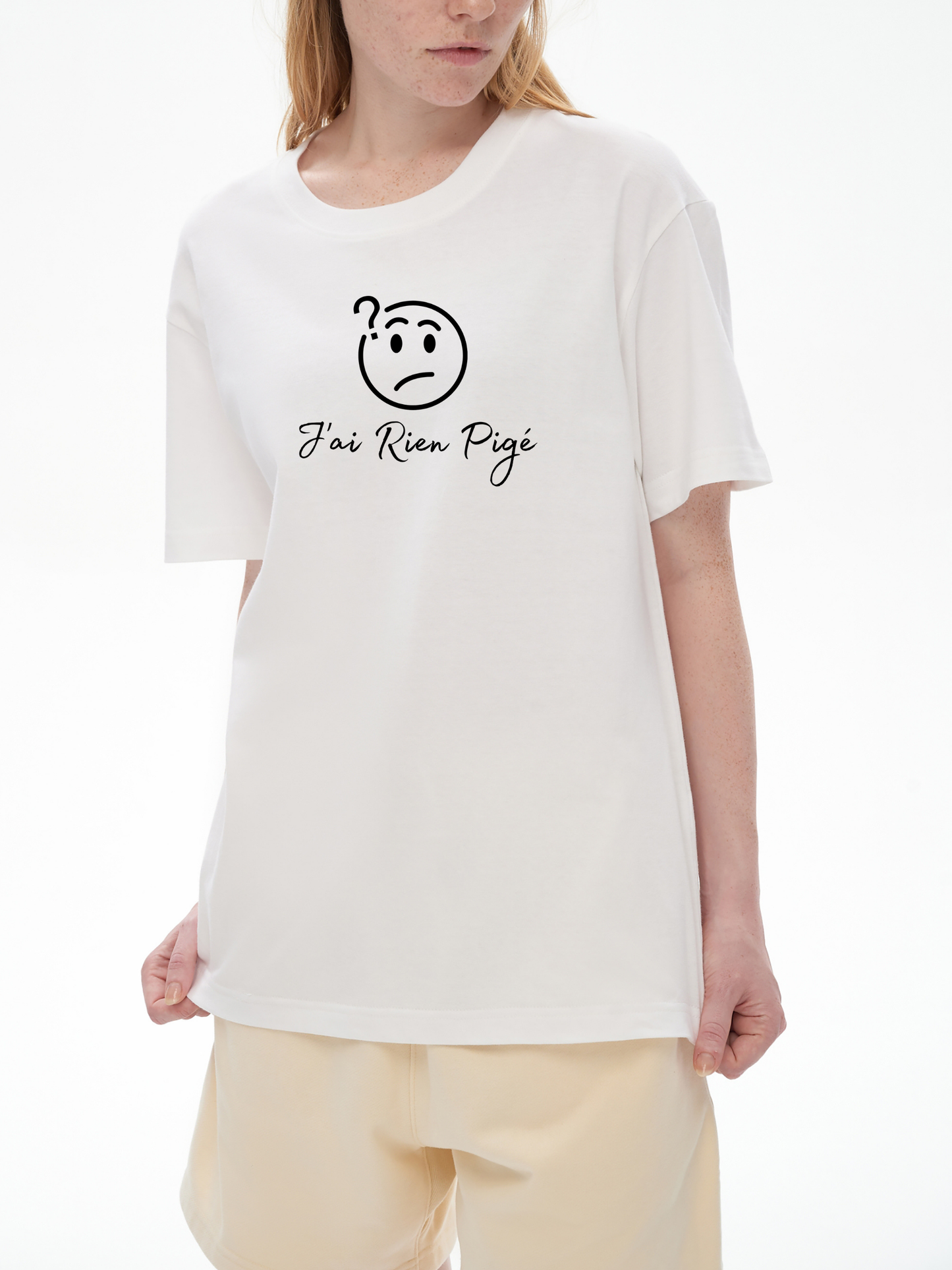 VÉRON J’ai Rien Pigé T-Shirt unisex streetwear 2