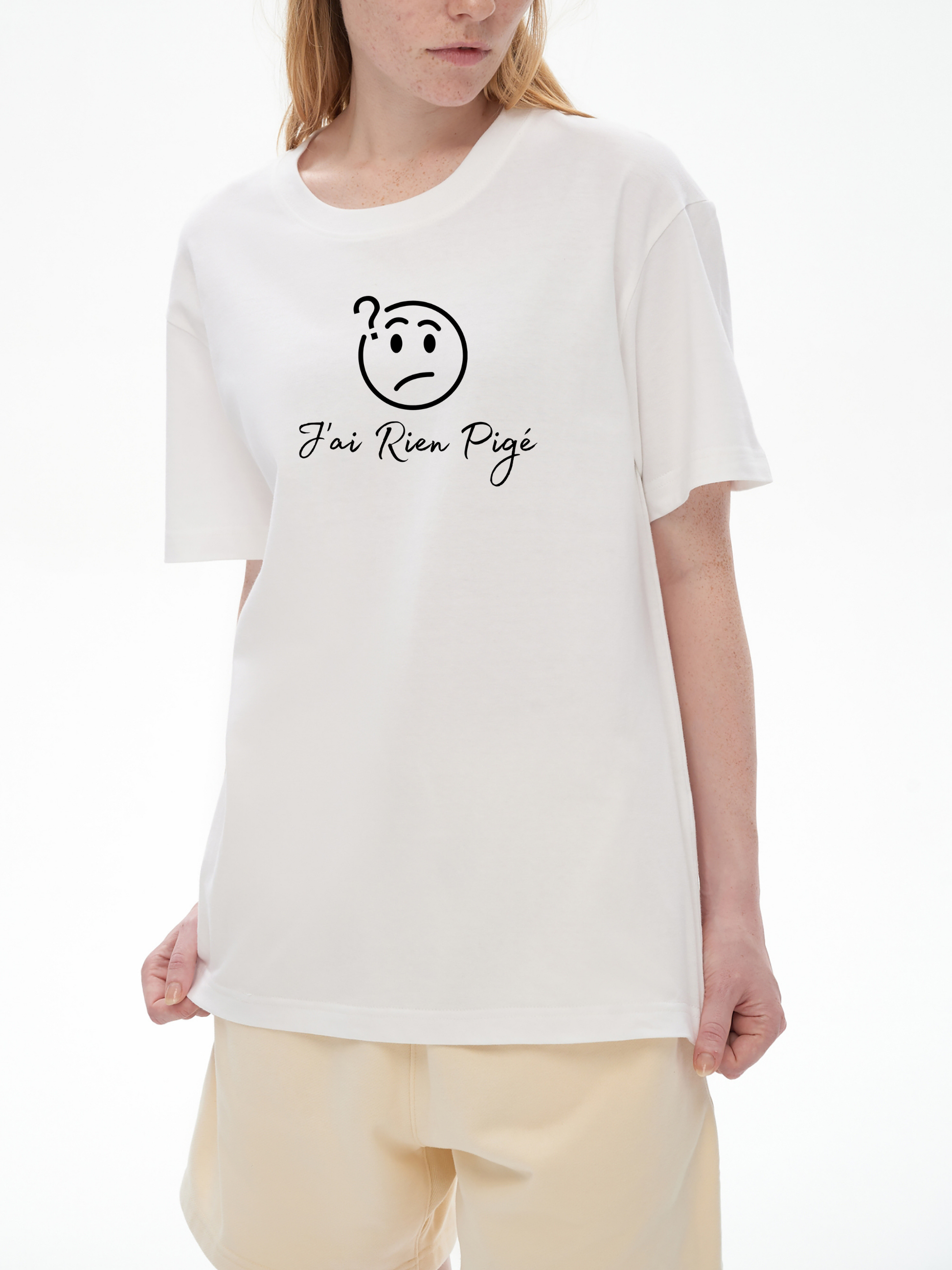 VÉRON J’ai Rien Pigé T-Shirt unisex streetwear 2