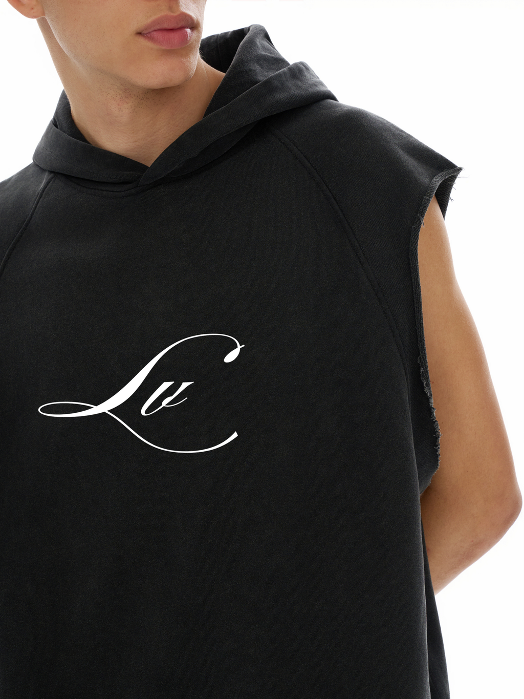 VÉRON LV Washed Heavyweight Sleeveless Hoodie 2