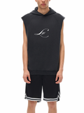 VÉRON LV Washed Heavyweight Sleeveless Hoodie 1