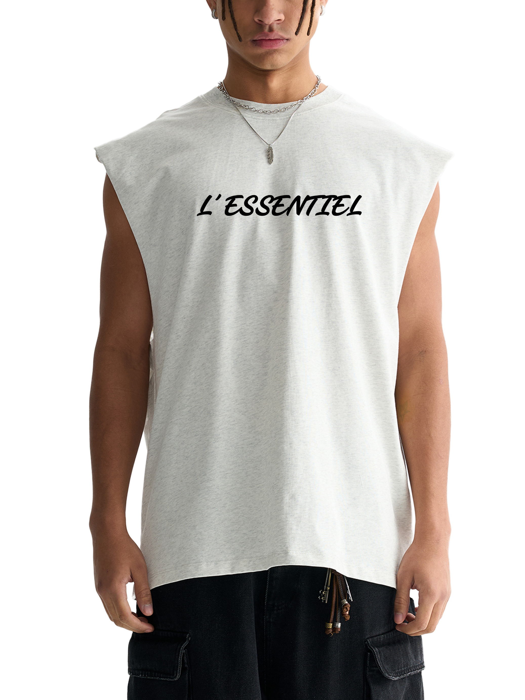 VÉRON L’ESSENTIEL Tank Top luxury unisex streetwear men women 1