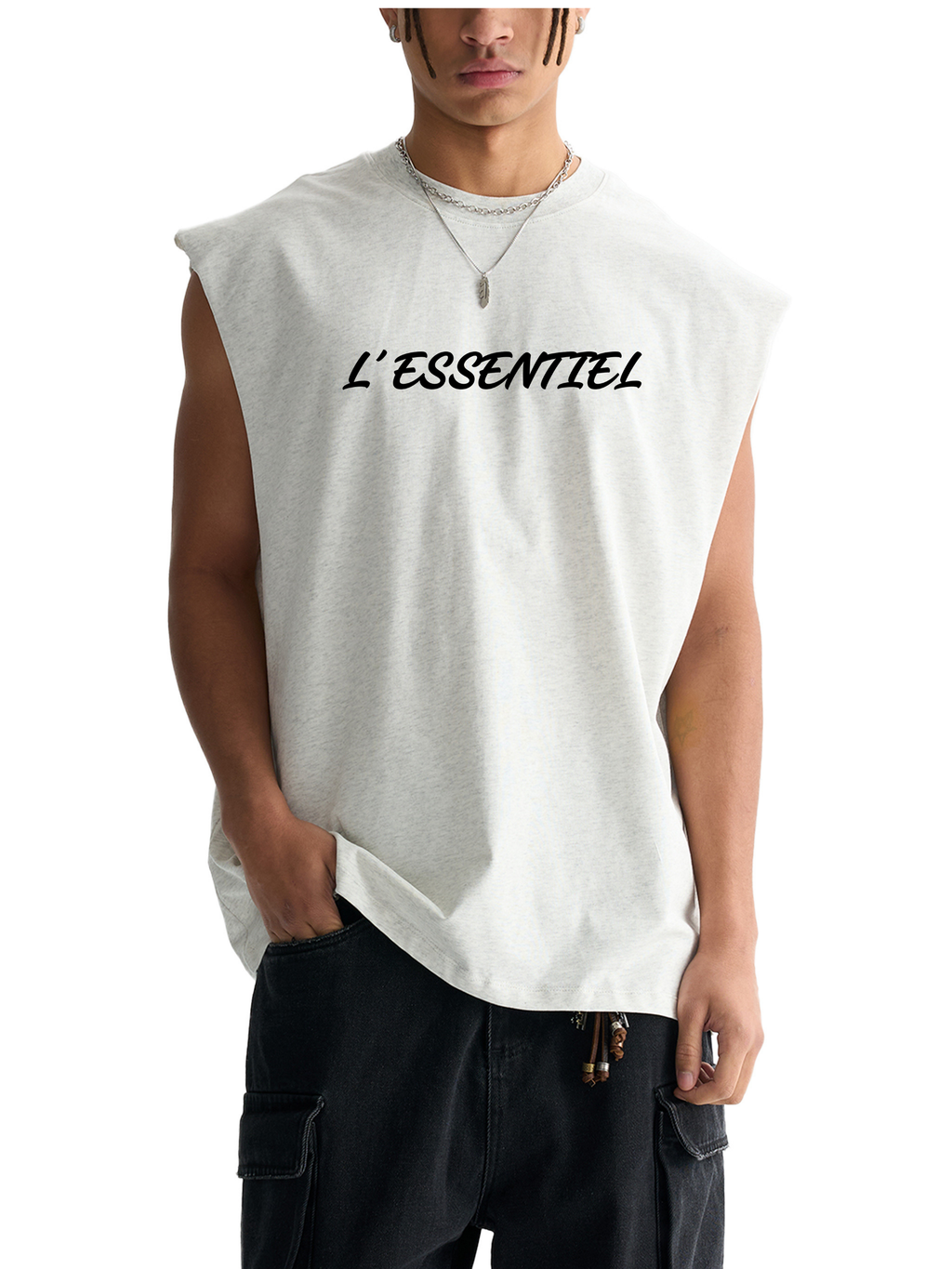 VÉRON L’ESSENTIEL Tank Top luxury unisex streetwear men women 2