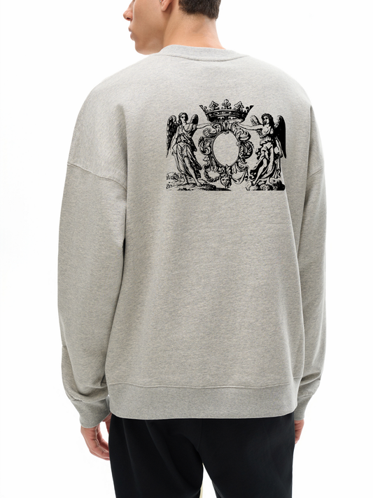 Fashion model wearing VÉRON Le Paradis Couronneux Sweatshirt 1