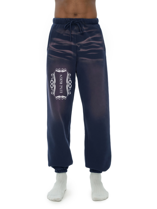 “Men wearing Luxe Reign VÉRON sweatpants”  1