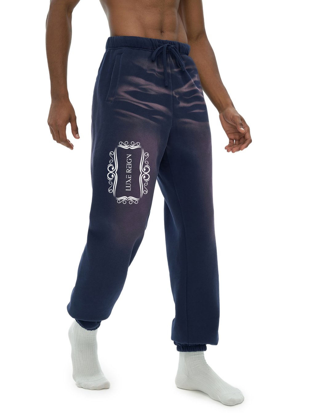 “Men wearing Luxe Reign VÉRON sweatpants” 3