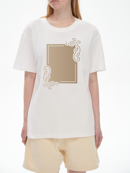 VÉRON Le Mirroir Brun luxury t-shirt for men and women 1