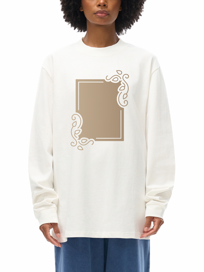 Elegant unisex designer shirt with mirror brown tone 1