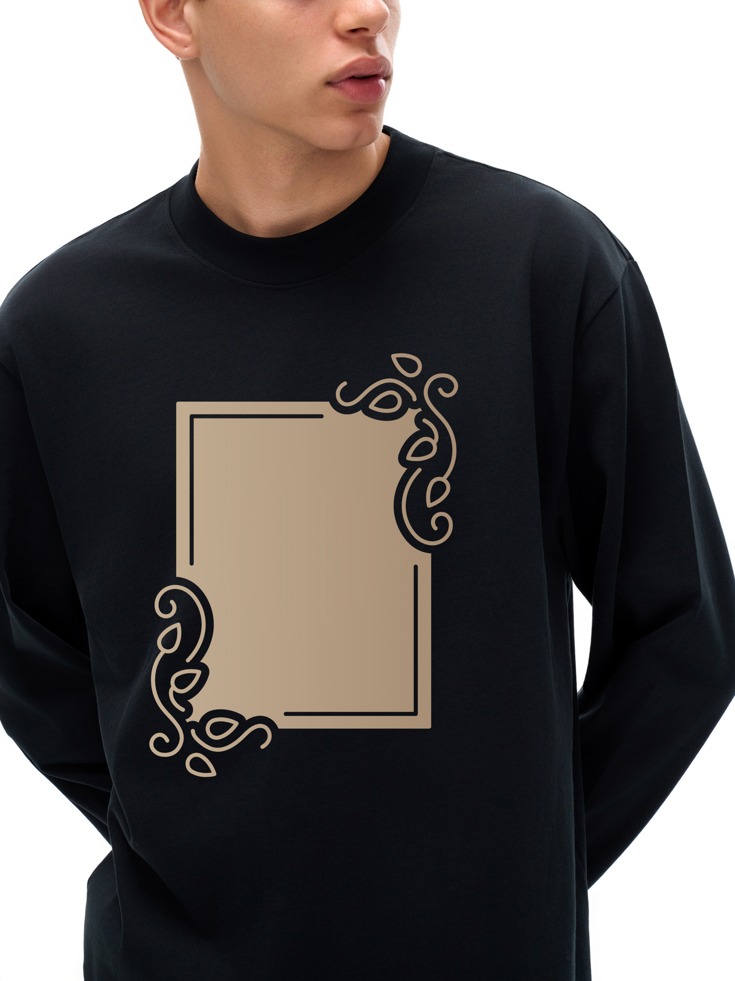 Elegant unisex designer shirt with mirror brown tone 3