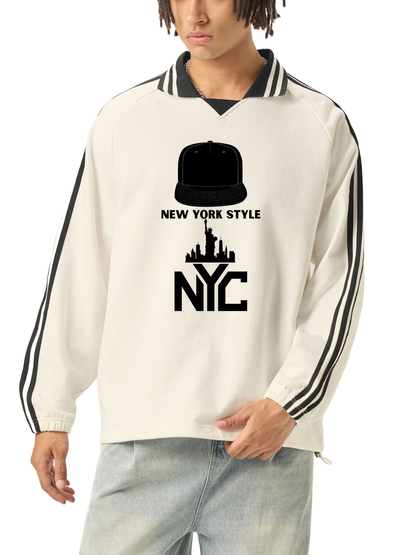 VÉRON New York Style Collar Sweater front view 1