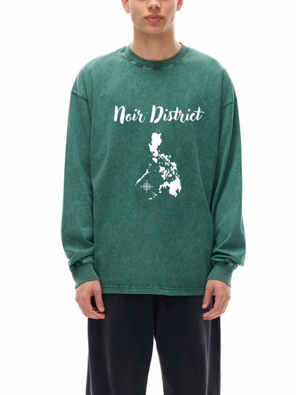 Noir District washed streetwear shirt men and women 3