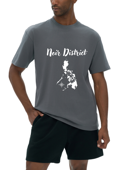 "VÉRON Noir District T-shirt for men and women" 1
