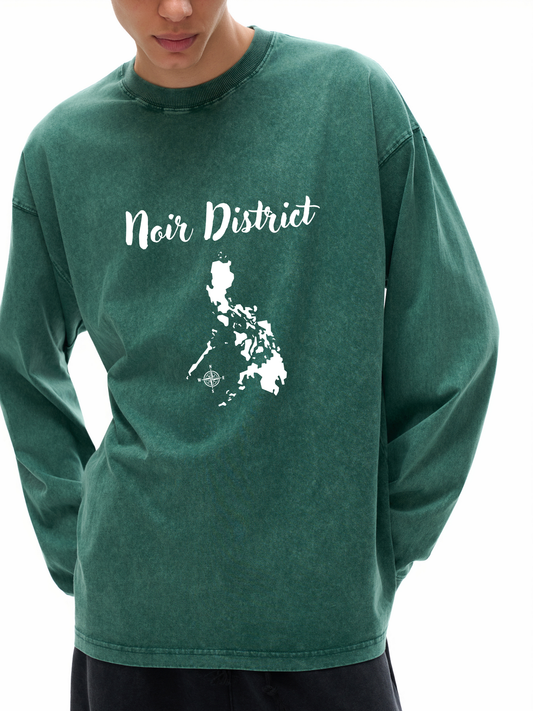 Noir District washed streetwear shirt men and women 1