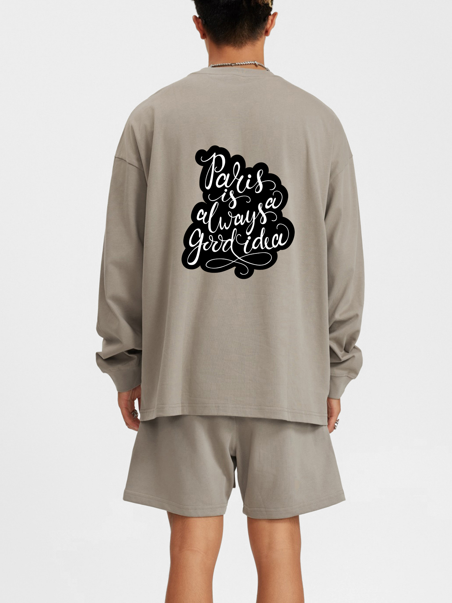 Luxury high-quality oversized long sleeve shirt by VÉRON Paris 1