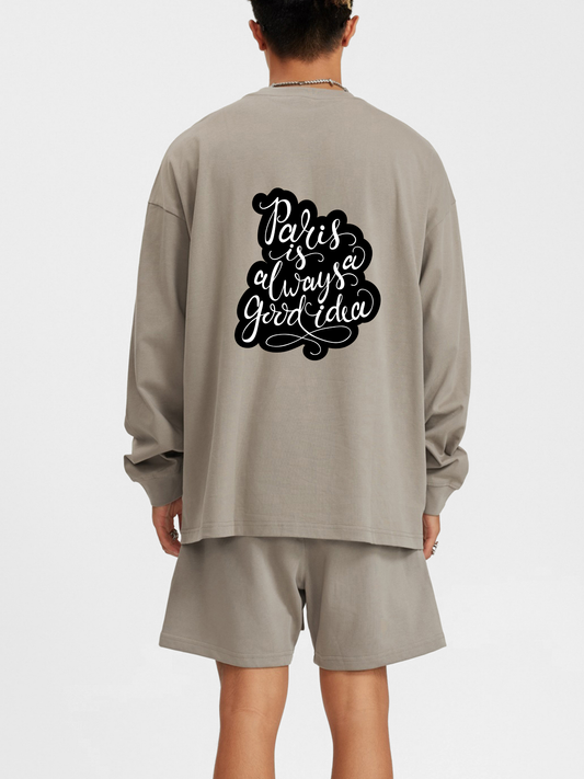 Luxury high-quality oversized long sleeve shirt by VÉRON Paris 1
