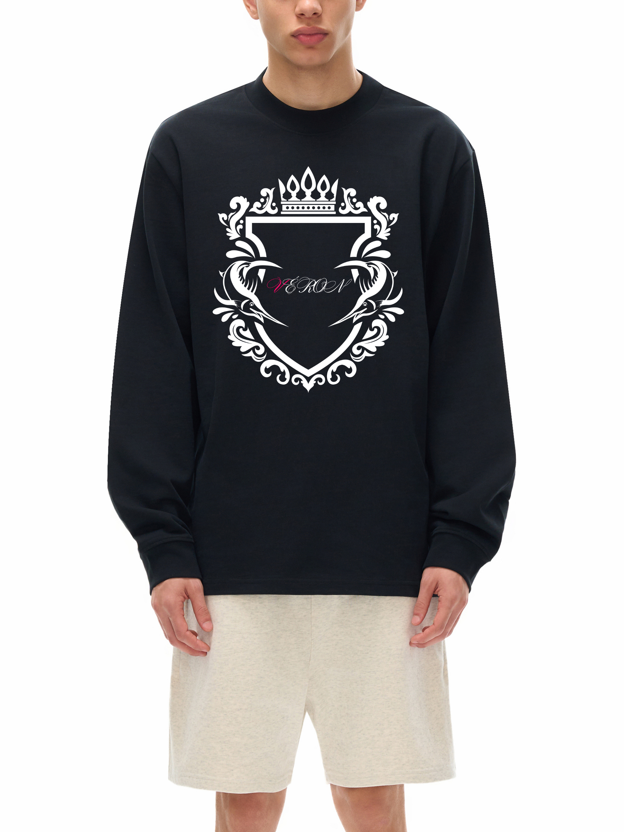 "Designer long sleeve shirt VÉRON Place Royale unisex" 2